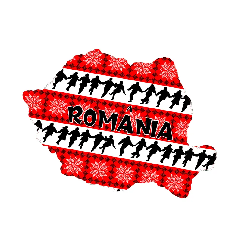 Mgs024-harta romania, magnet frigider